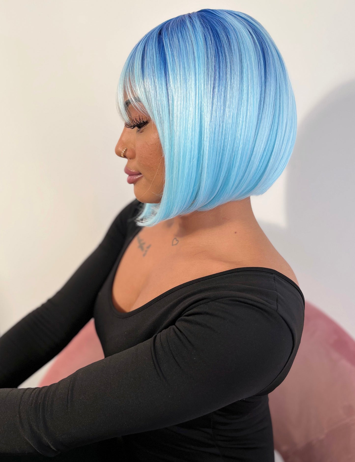 The Sadie Fringe Bob 11.5" Wig | Premium Tongable Fibre