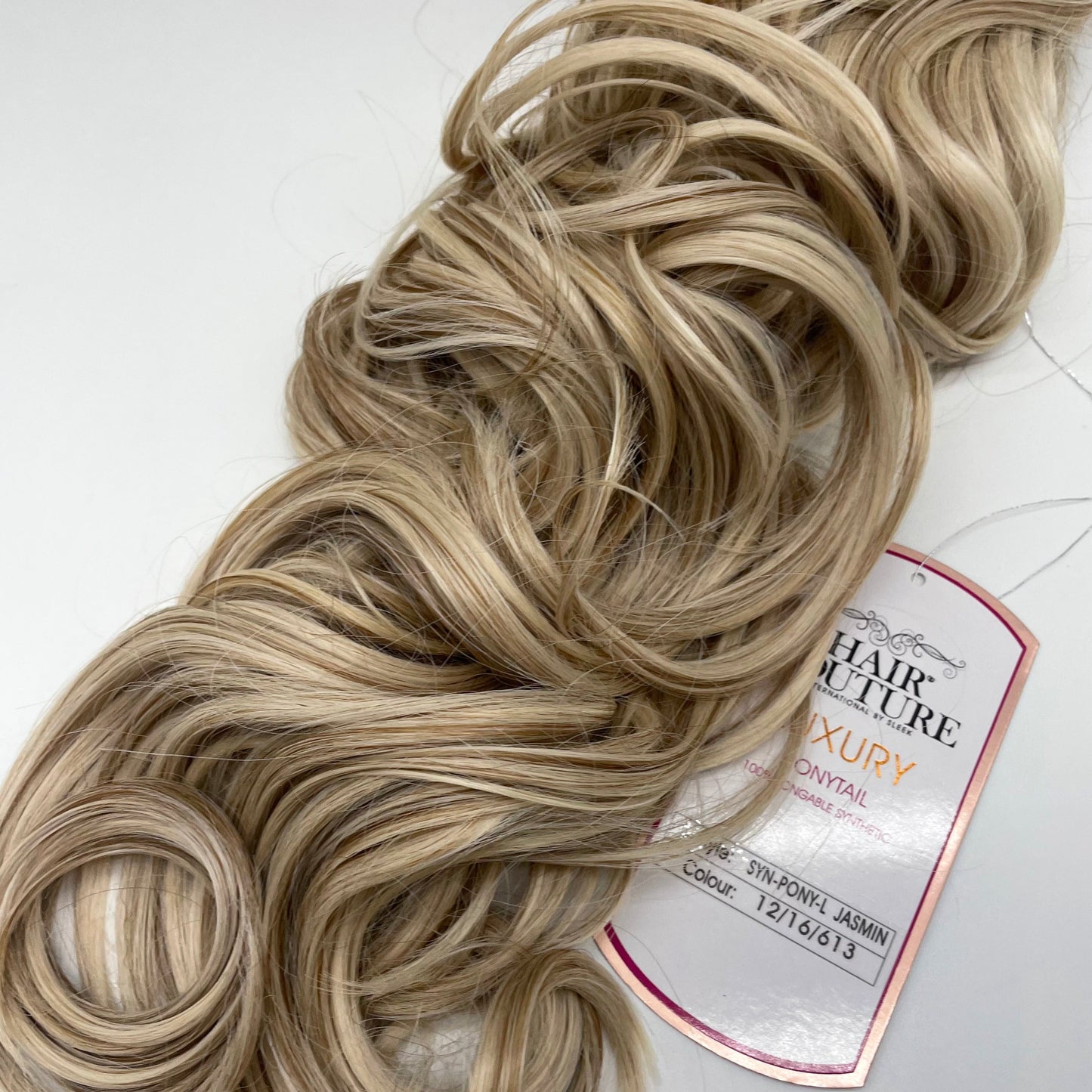 The Jasmin Drawstring 22" Premium Fibre Ponytail | Premium Tongable Fibre