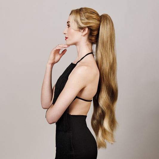 The Ariel Drawstring 30" Ponytail  | Premium Tongable Fibre