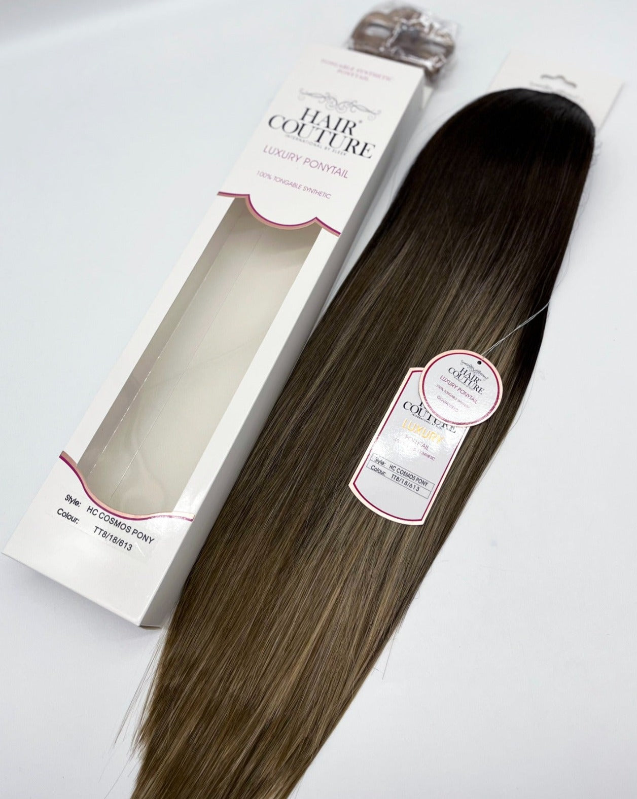 The Cosmos Extra Long 30" Drawstring Ponytail  | Premium Tongable Fibre