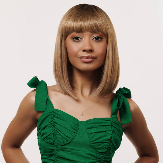 The Autumn Fringe Full Bob Wig 12.5" | Premium Tongable Fibre