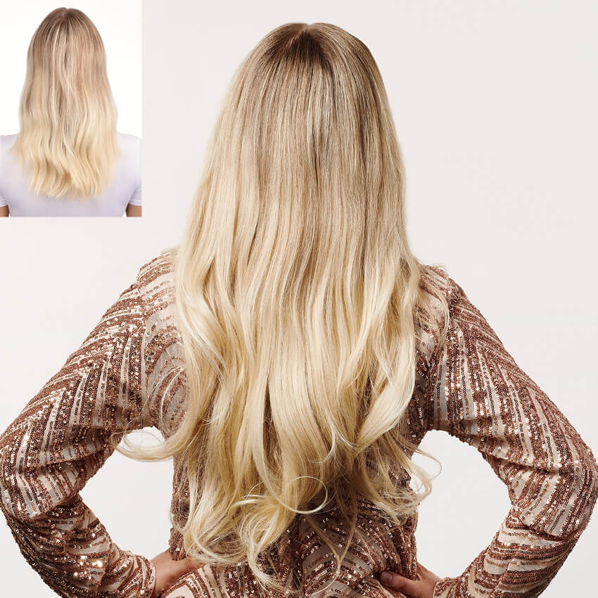 The Bouncy Blowdry Luxury 7 piece 20" Clip-Ins  | Premium Tongable Fibre