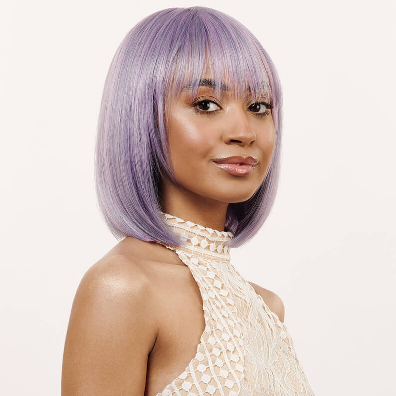 The Sadie Fringe Bob 11.5" Wig | Premium Tongable Fibre